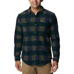 Columbia Flare Gun Fleece Skjorte, Herre -Devlid shop 512501 COLUMBIA M Flare Gun Fleece Over Shirt 1866624 370