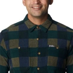 Columbia Flare Gun Fleece Skjorte, Herre -Devlid shop 512501 COLUMBIA M Flare Gun Fleece Over Shirt 1866624 370 2