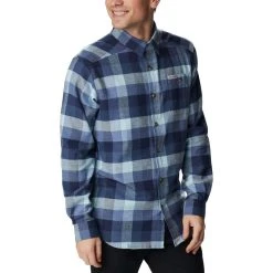 Columbia Cornell Woods Flannel Skjorte, Herre -Devlid shop 512516 COLUMBIA M Cornell Woods Flannel LS Shirt 1617951 482 1