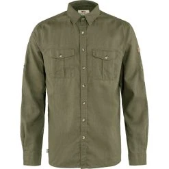FJÄLLRÄVEN Fjällräven Övik Travel Skjorte LS, Herre -Devlid shop 512968 Fjaellraeven M Ovik travel shirt LS 87208 620