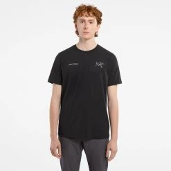 Arc'teryx Captive Split T-Shirt, Herre -Devlid shop 513148 Arcteryx M Captive Split SS T Shirt 30228 Black 1