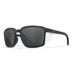 Wiley X Wiley WX ALFA Solbrille, Grå Glas, Mat Sort Stel, Unisex