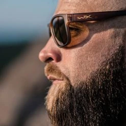Wiley X Wiley WX Ovation Solbrille, Brun Glas, Mat Brun Stel, Unisex -Devlid shop 514391 Wiley X Ovation solbriller AC6OVN02 4
