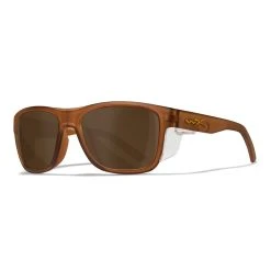 Wiley X Wiley WX Ovation Solbrille, Brun Glas, Mat Brun Stel, Unisex