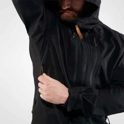 FJÄLLRÄVEN Fjällräven Keb Eco-Shell Jakke, Herre -Devlid shop jakke fjallraven keb eco shell dark navy blaa herr 1